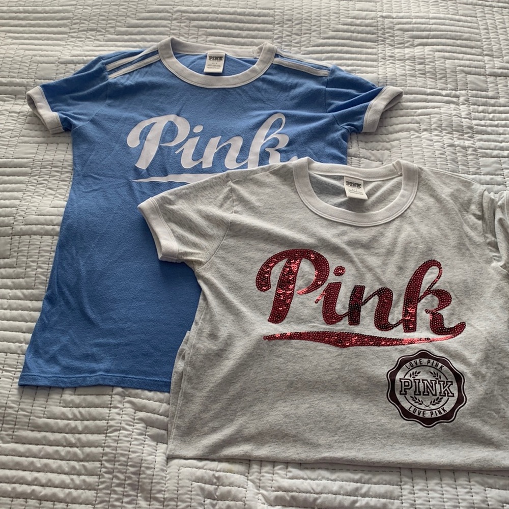 Pink by Victoria’s Secret tees (2)
